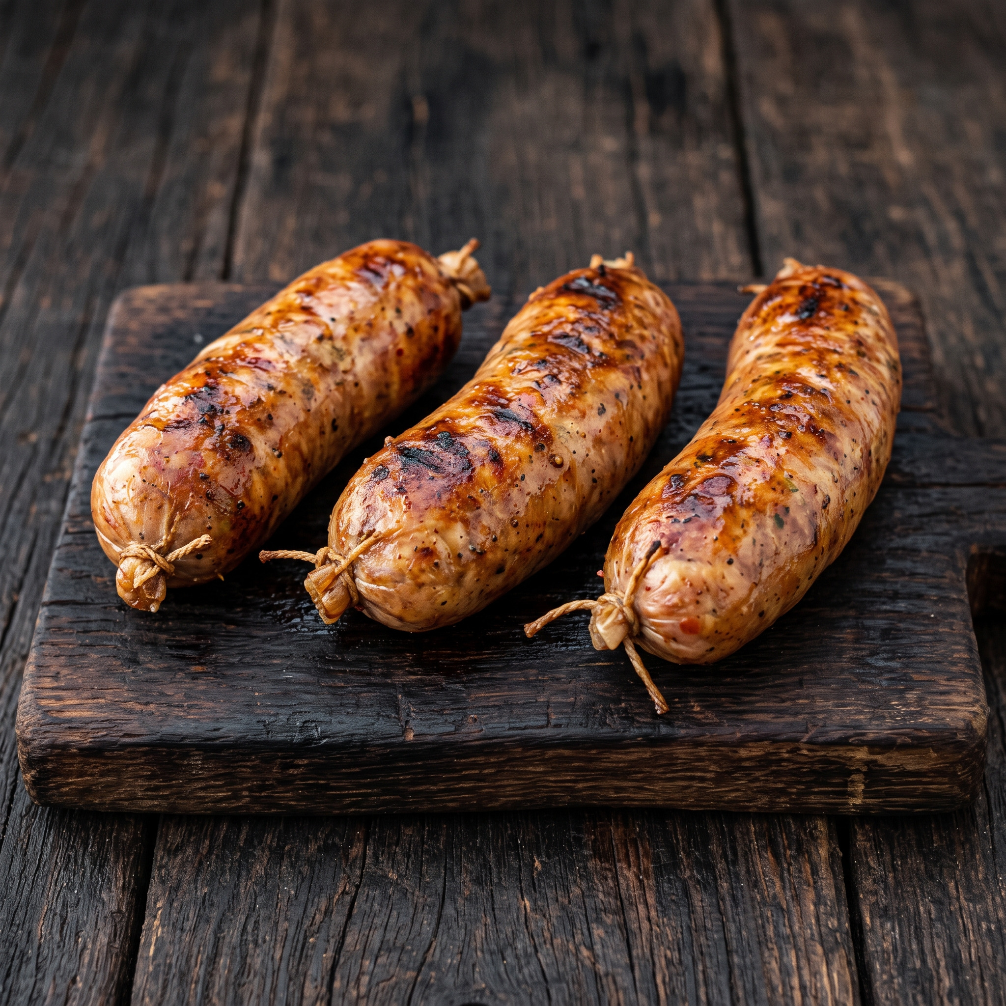 Salchicha parrillera casera vom Grill
