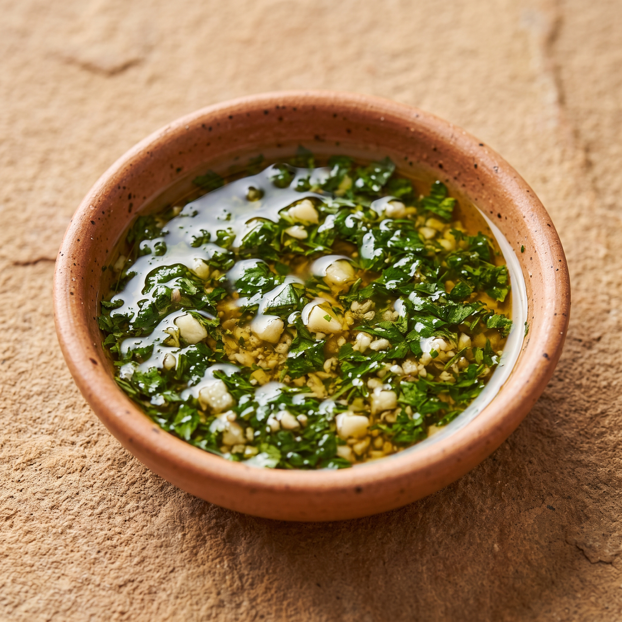 Salsa provenzal zum argentinischen Asado