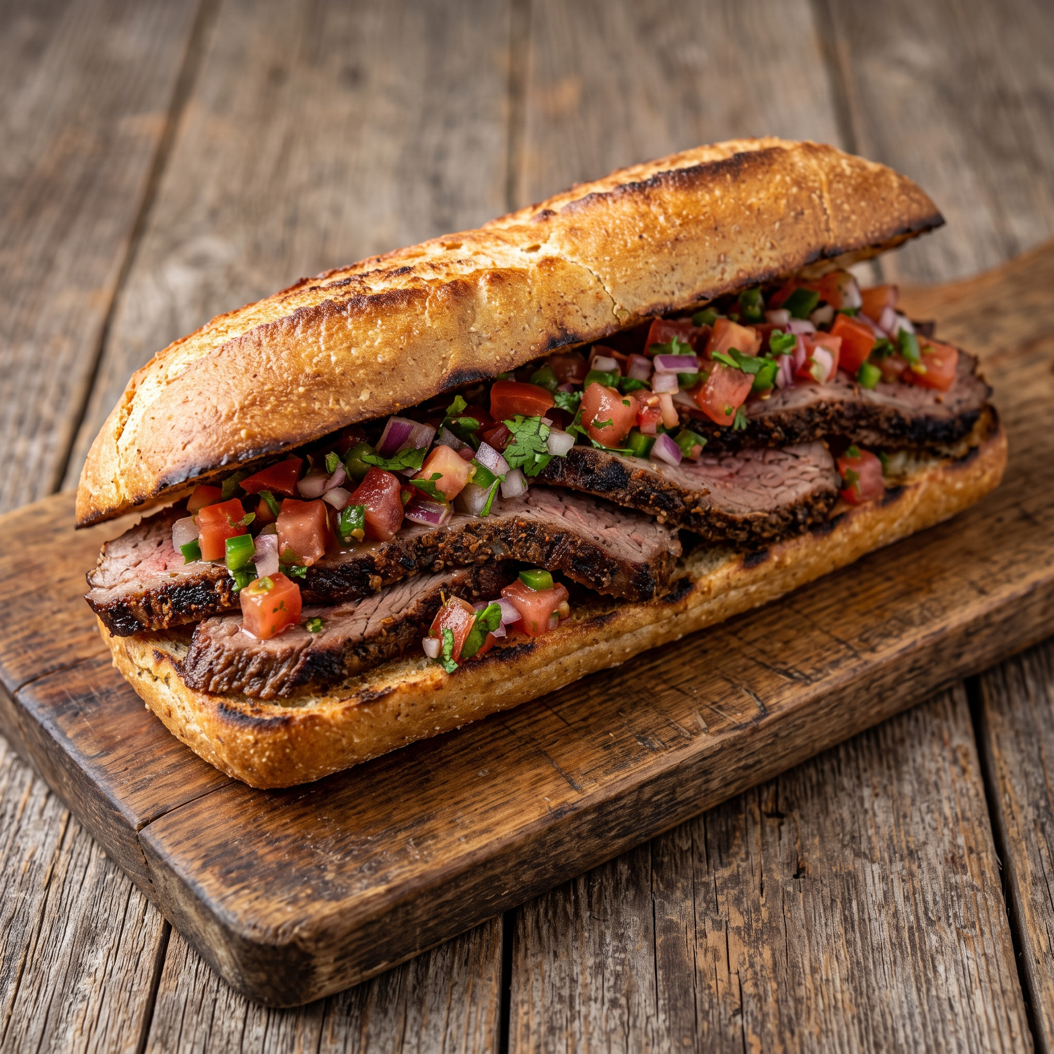 Santa-Maria-Tri-Tip-Sandwich vom Grill