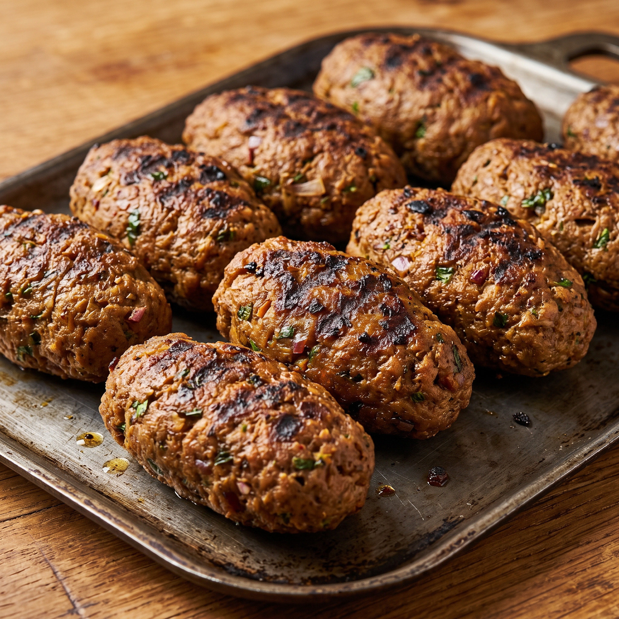 Seitan-Kofta nach ägyptischer Grillart