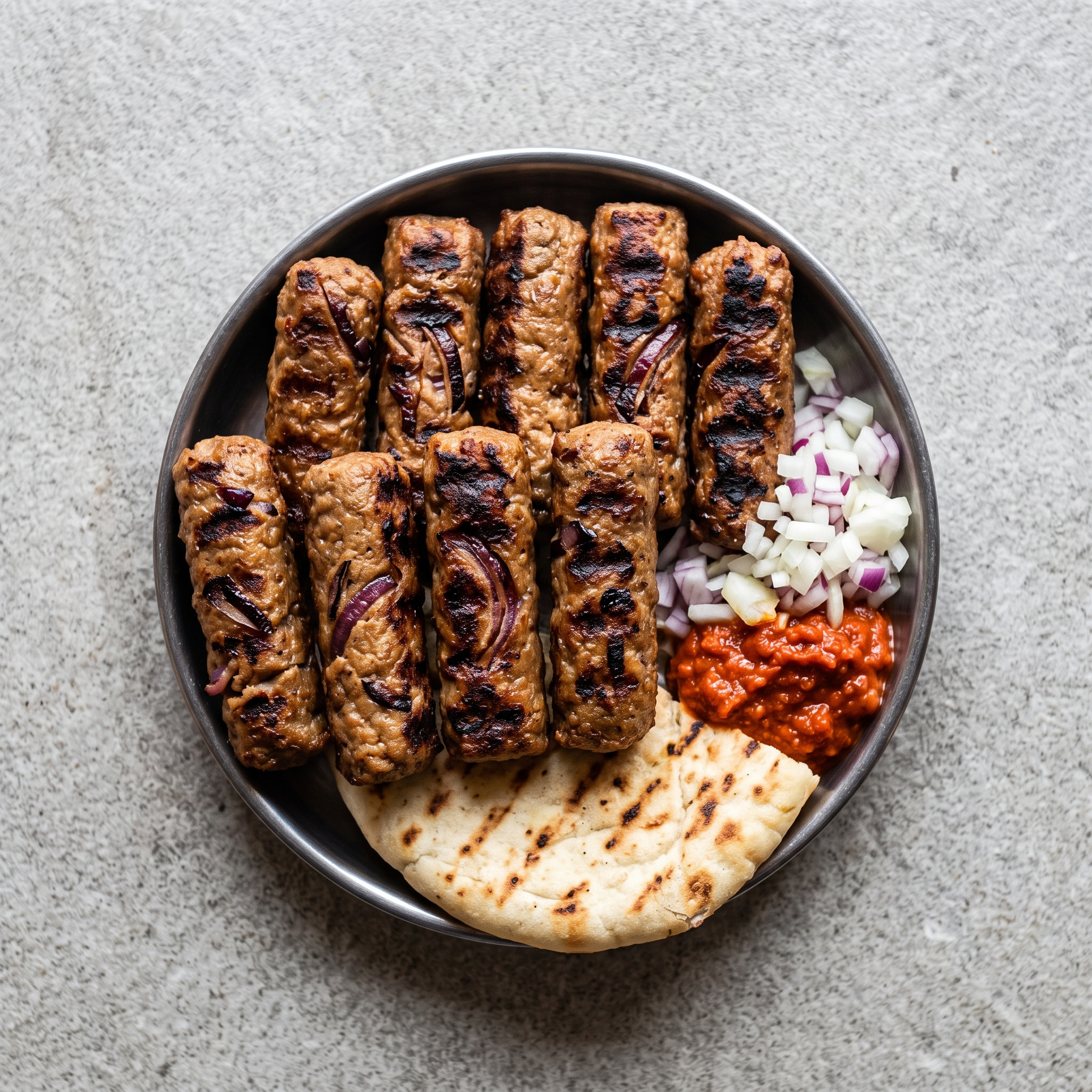 Seitan-Räuchertofu-Ćevapi vom Rost