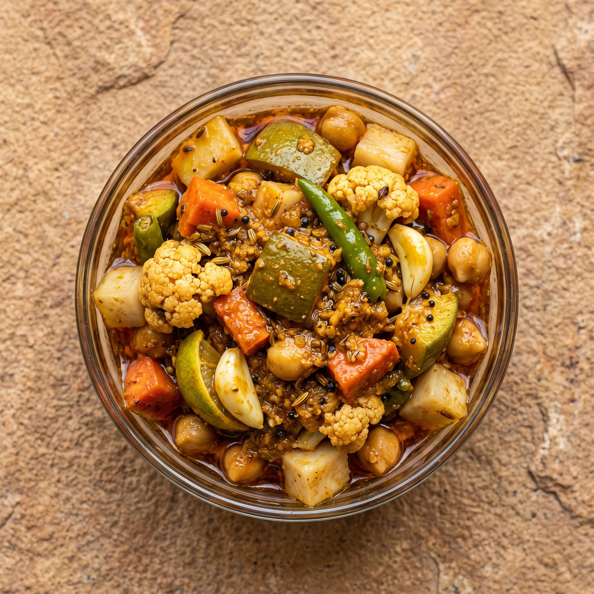 Shikarpuri Mix Achar: knackig, säuerlich, scharf