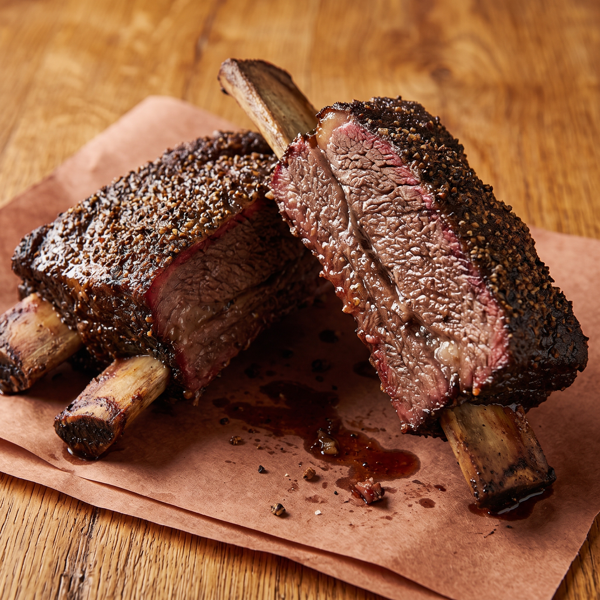 Texas-Style Smoked Beef Plate Ribs