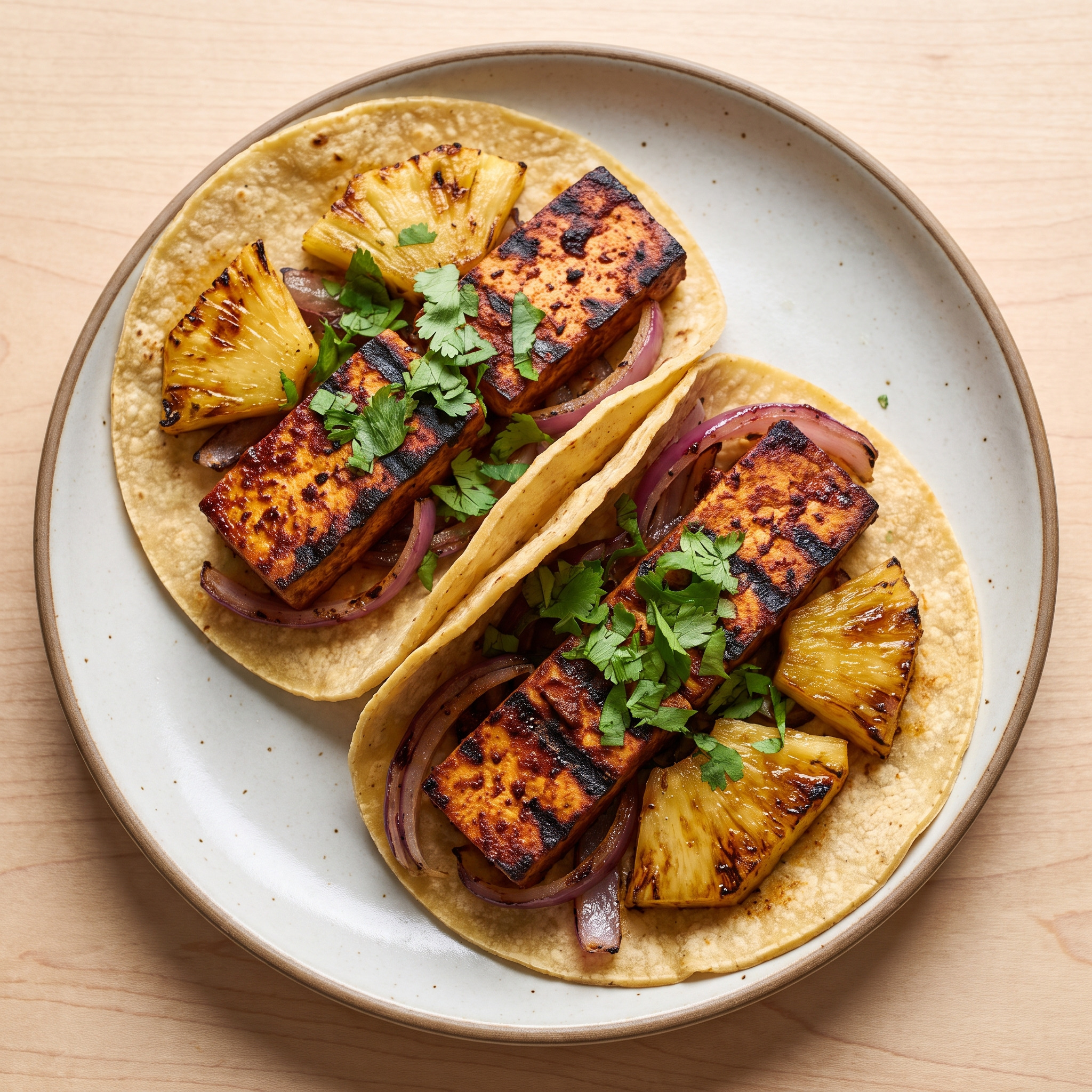 Tofu al pastor vom Grill