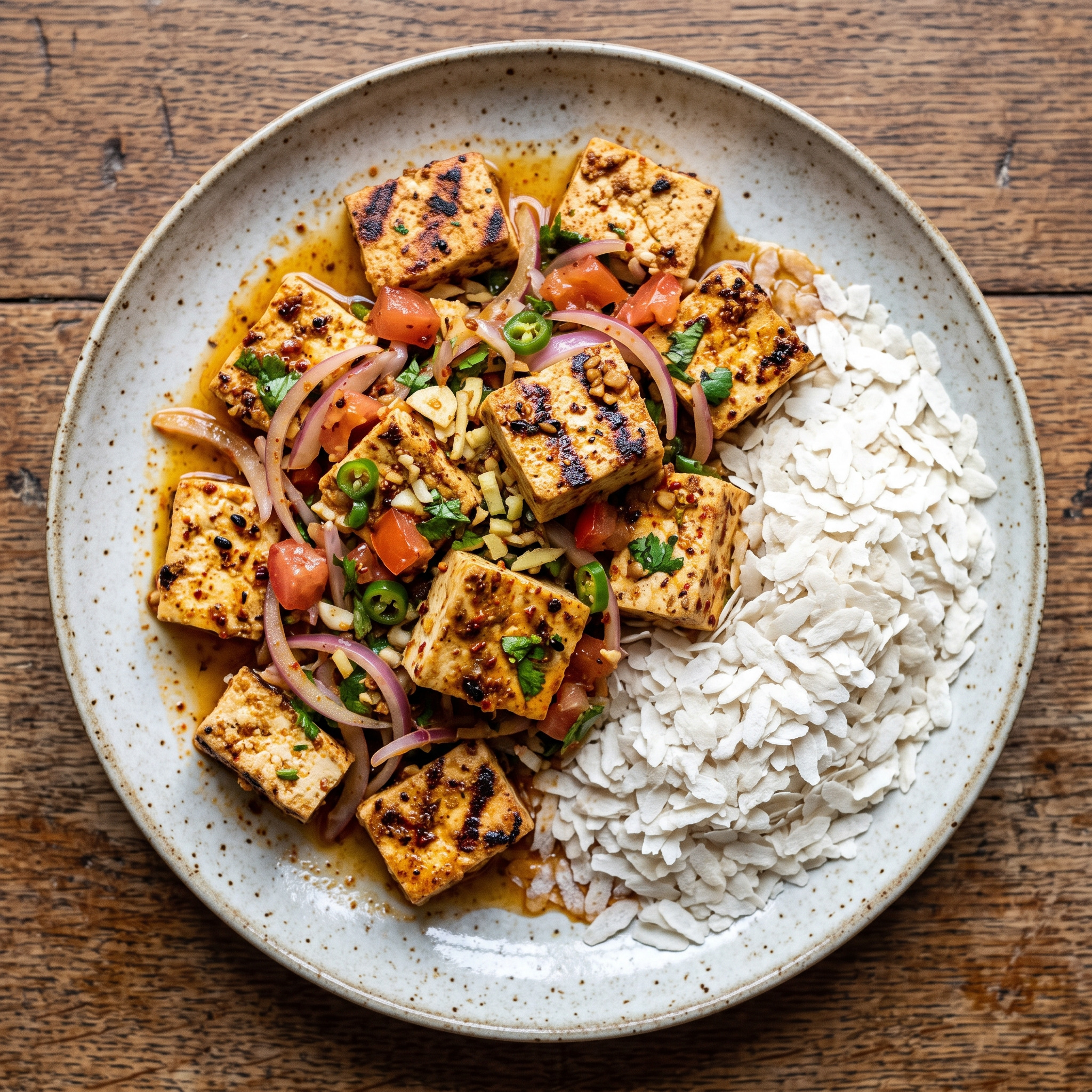 Tofu-Choila vom Grill