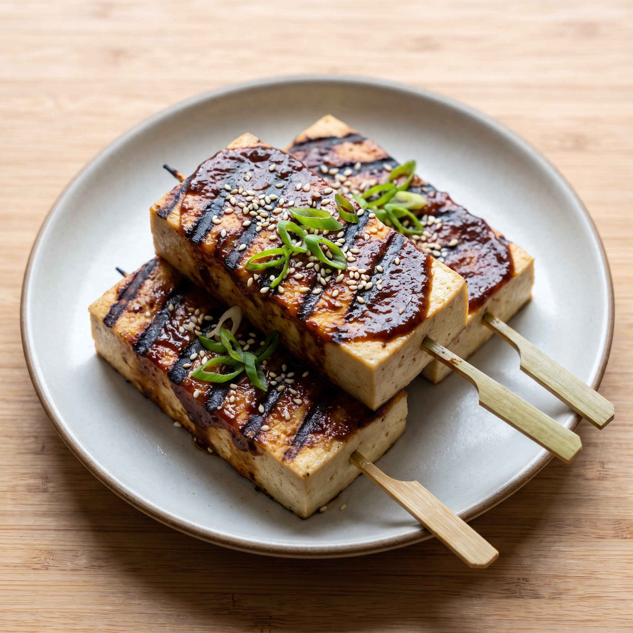 Tofu-Dengaku vom Grill