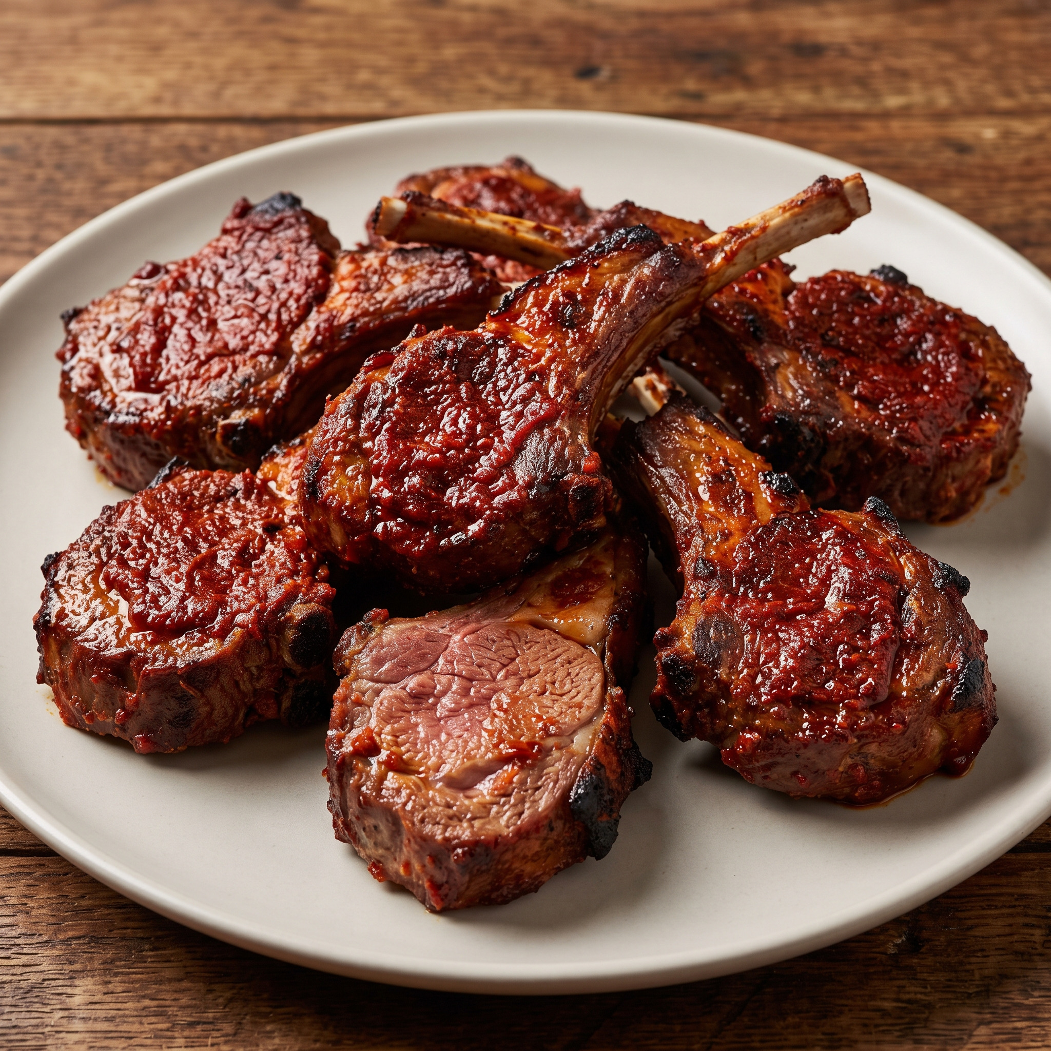 Tunesische Lammkoteletts mit Harissa