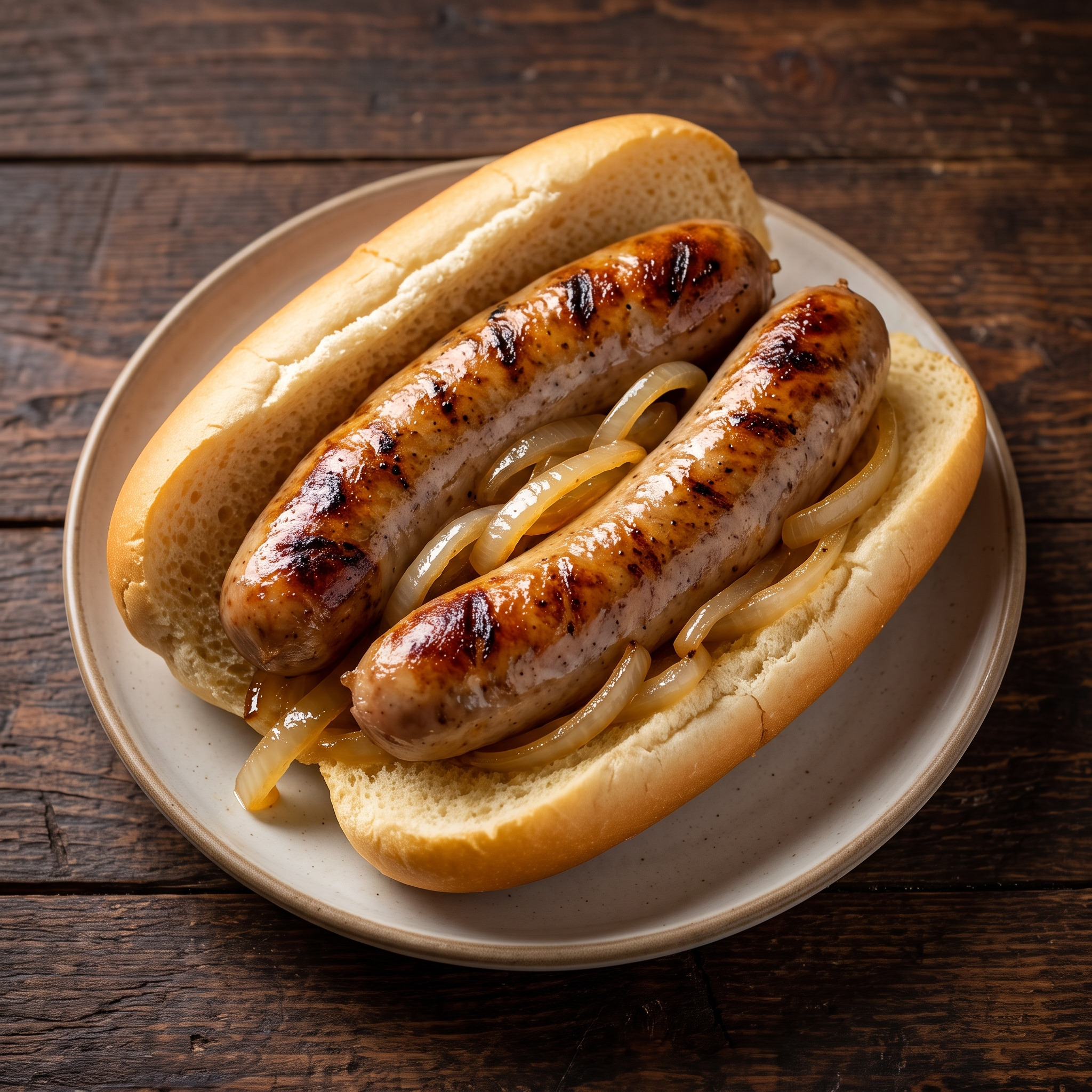 Wisconsin Beer Brats vom Grill