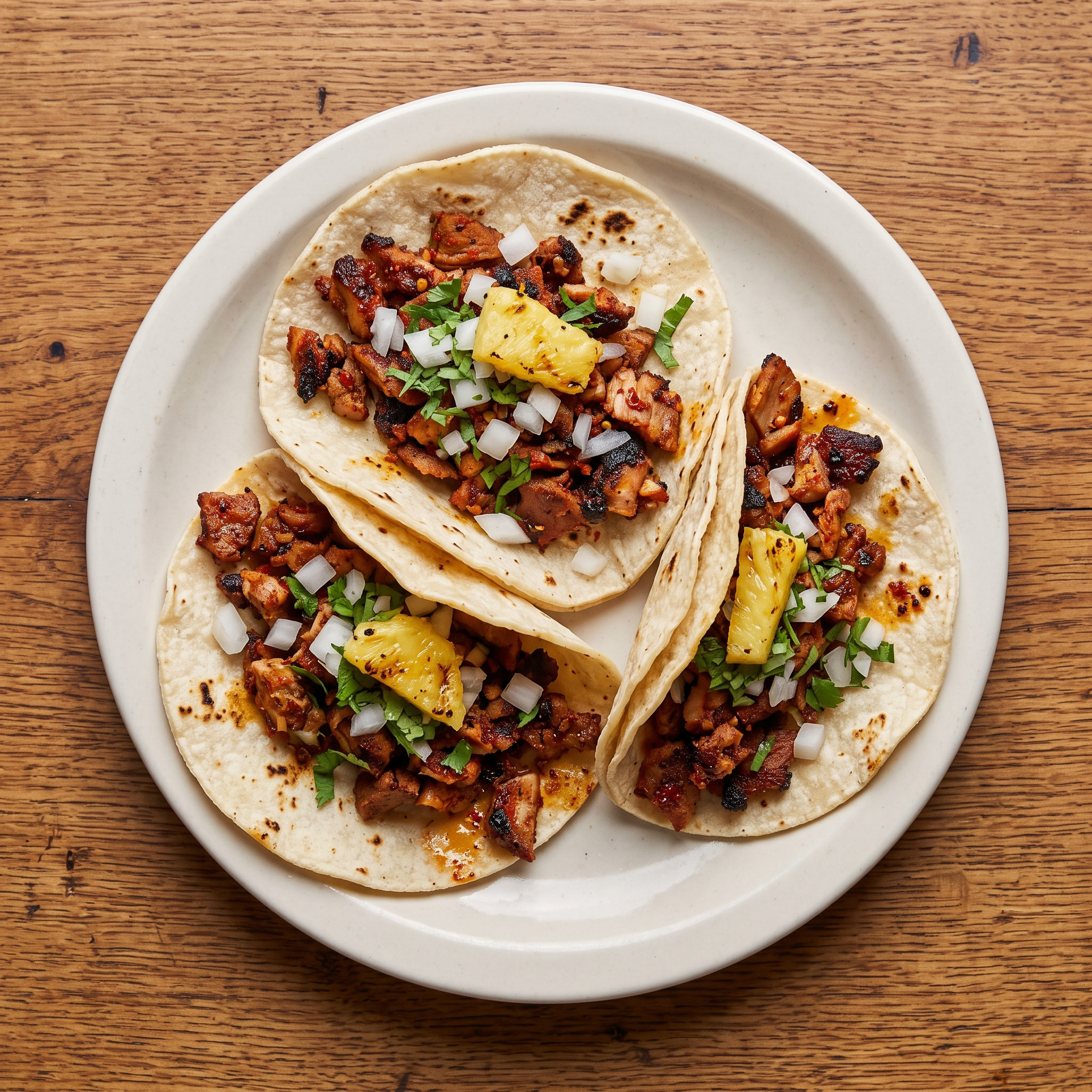 Würzige Plancha-Tacos mit Ananas